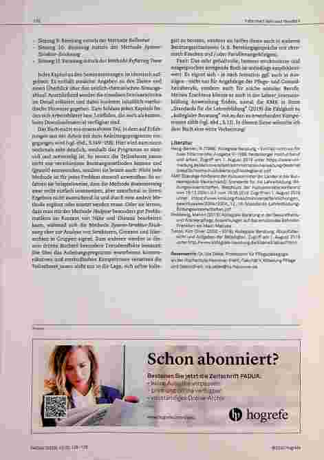 Vorschauseite 2: Rezension Kollegiale Beratung für Gesundheitsberufe The text is already correctly spelled.