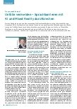 Vorschauseite 1: Unfälle vermeiden – Sprachbarrieren mit KI und Mixed Reality durchbrechen