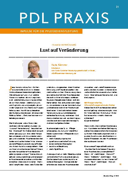 Vorschauseite 1: Lust auf Veränderung