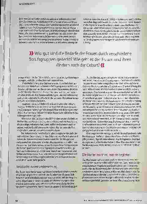 Vorschauseite 3: Wem gehört das Wochenbett?