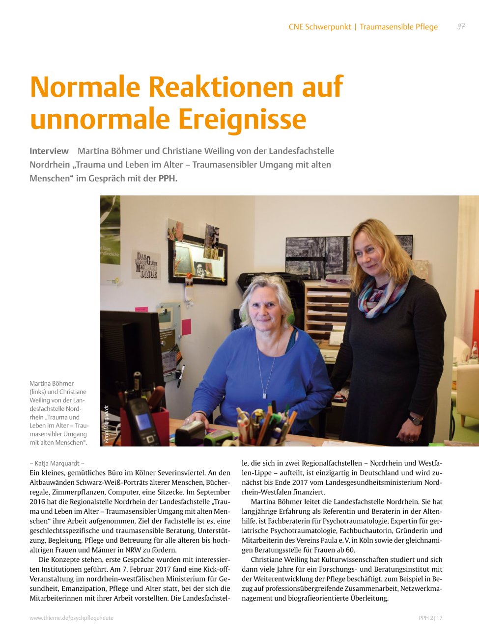 Vorschauseite 1: Normale Reaktionen auf unnormale Ereignisse