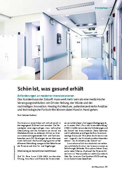 Vorschauseite 1: Schön ist, was gesund erhält