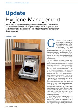 Vorschauseite 1: Update Hygiene-Management
