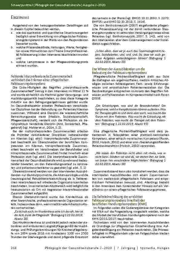 Vorschauseite 6: Die Pflegeprozessplanung als Vorbehaltstätigkeit erlangen Auszubildende der Gesundheitsund Krankenpflege eine pflegerische Fallsteuerungskompetenz?