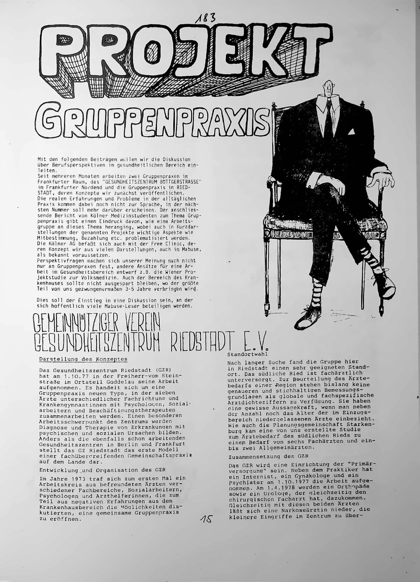 Vorschau: Projekt Gruppenpraxis