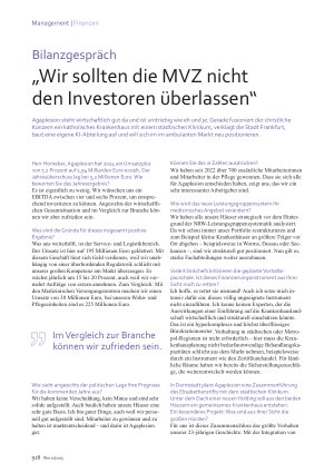 Vorschauseite 1: „Wir sollten die MVZ nicht den Investoren überlassen“