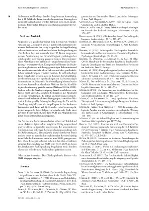 Vorschauseite 6: Schuldfähigkeit bei Spielsucht – beeinflusst die Weiterentwicklung der psychiatrischen Klassifikationen die Rechtsprechung?