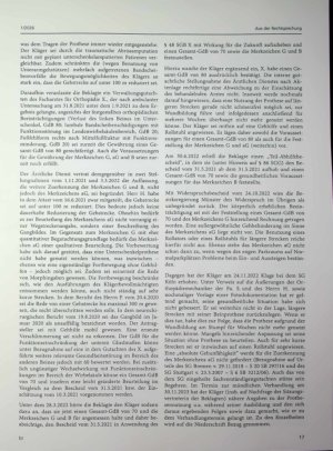 Vorschauseite 3: Aus der Rechtsprechung