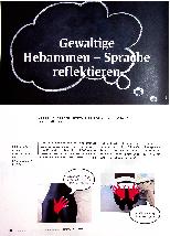 Vorschauseite 1: Gewaltige Hebammensprache reflektieren