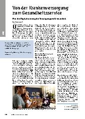 Vorschauseite 1: Von der Krankenversorgung zum Gesundheitsservice