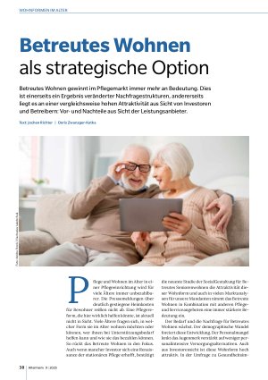 Vorschauseite 1: Betreutes Wohnen als strategische Option
