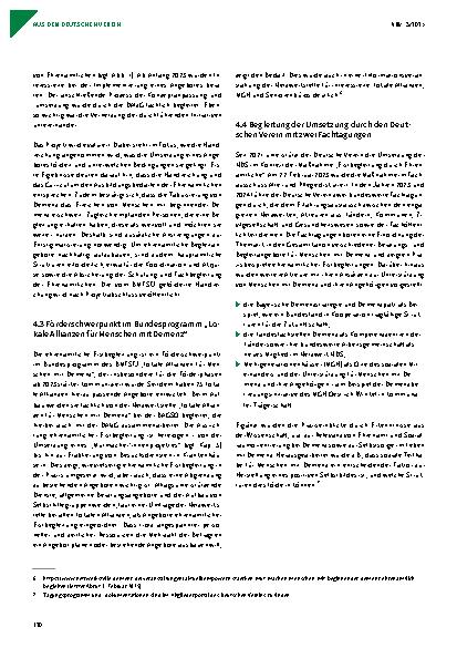 Vorschauseite 4: Ehrenamtliche Erstbegleitung von Menschen mit Demenz – eine Maßnahme der Nationalen Demenzstrategie