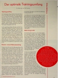 Vorschauseite 2: Der optimale Trainingsumfang