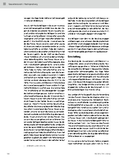 Vorschauseite 2: Verwendung von destilliertem Wasser als grober gynäkologischer Behandlungsfehler
