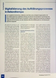 Vorschauseite 1: Digitalisierung des Aufklärungsprozesses in Rekordtempo