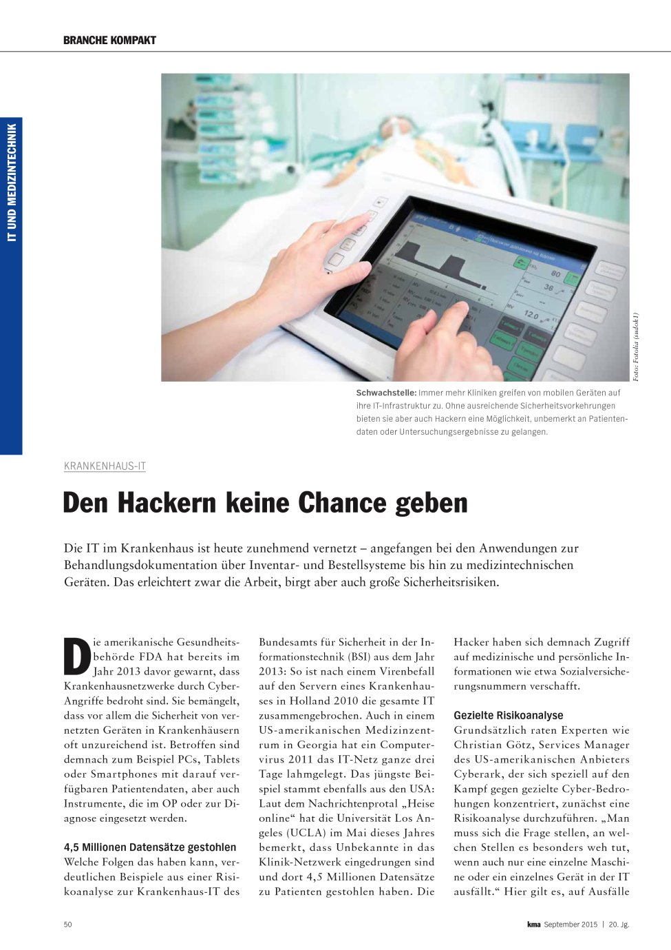 Vorschauseite 1: Den Hackern keine Chance geben
