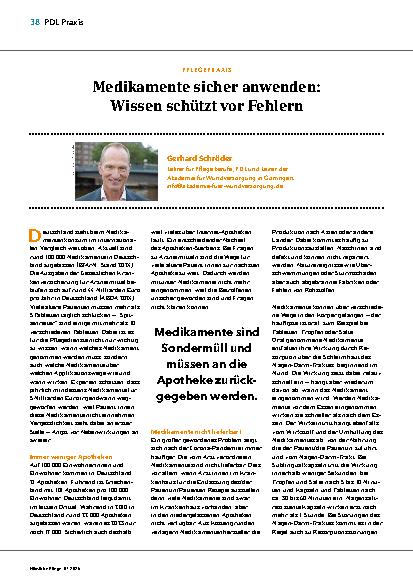 Vorschauseite 1: Medikamente sicher anwenden: Wissen schützt vor Fehlern