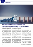 Vorschauseite 1: Pflegerische Herausforderungen bei Covid-19-Patienten mit ECMO-Therapie