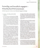 Vorschauseite 1: Freiwillig und beruflich engagiert - #DasMachen Wir Gemeinsam