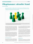Vorschauseite 1: Pflegekammer: aktueller Stand