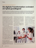 Vorschauseite 1: Die digitale Transformation verändert ein Spital grundlegend.