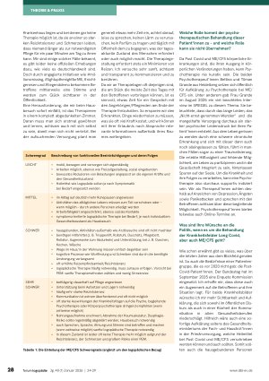 Vorschauseite 5: ME/CFS & PCS: Pacing ist das A und O in jeder Therapie