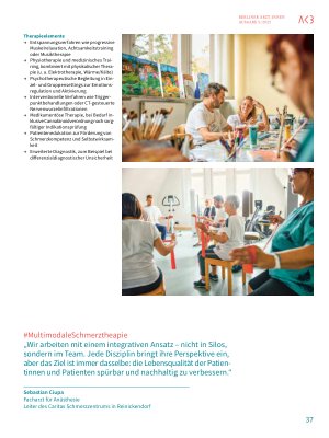 Vorschauseite 2: Sektionsübergreifend, strukturiert, patientenzentriert Neue Standards in der Behandlung komplexer Schmerzverläufe