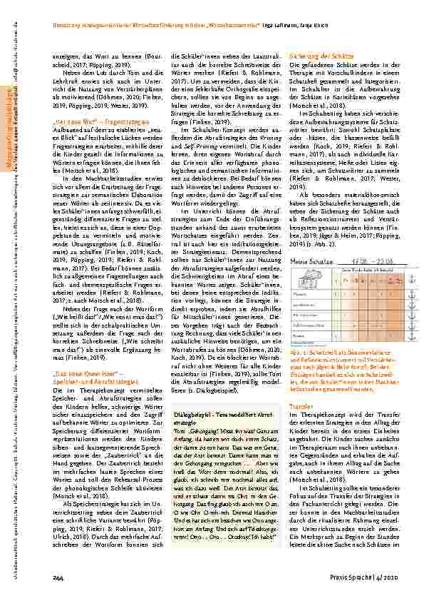 Vorschauseite 3: Was sich bewährt hat: Impulse zur klassenbasierten Umsetzung strategieorientierter Wortschatzförderung mit dem „Wortschatzsammler“