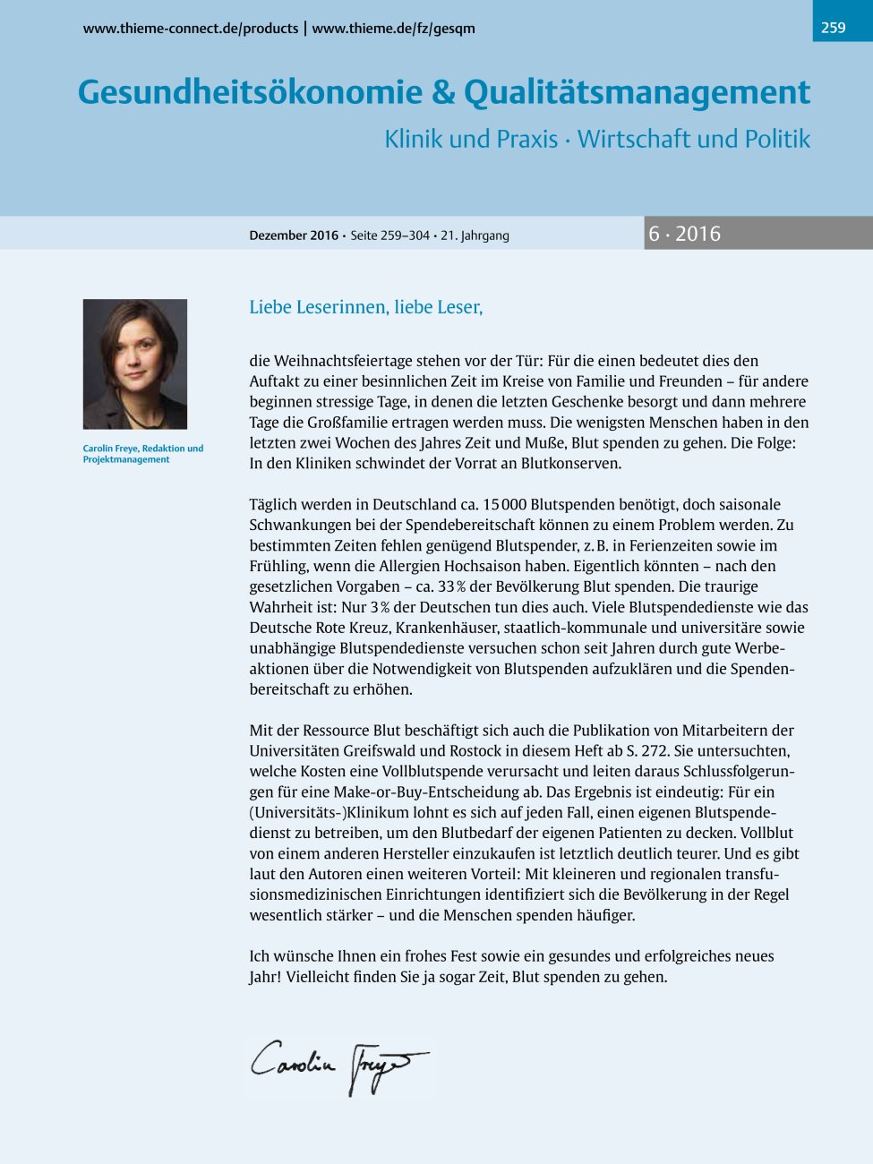 Vorschauseite 1: Liebe Leserinnen, liebe Leser,