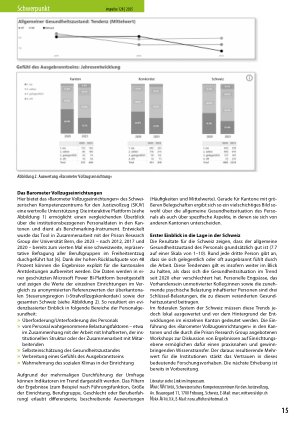 Vorschauseite 2: Wie geht es meinem Personal? Neue Impulse in der Schweiz durch das »Barometer Vollzugseinrichtungen«