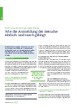 Vorschauseite 1: Wie die Anmeldung der Besuche einfach und rasch gelingt