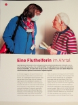 Vorschauseite 1: Eine Fluthelferin im Ahrtal