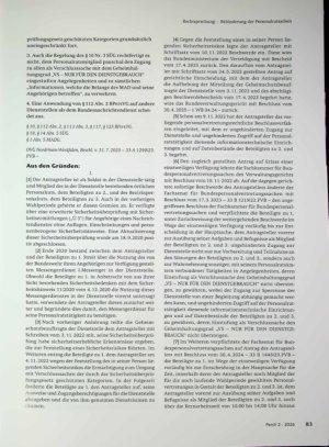 Vorschauseite 2: Zum Personalvertretungsrecht Behinderung der Personalratsarbeit