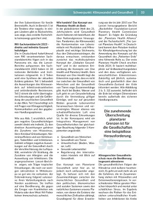 Vorschauseite 4: Wo aber Gefahr ist, wächst das Rettende auch? Gesundheitsrisiken der Klimadestabilisierung