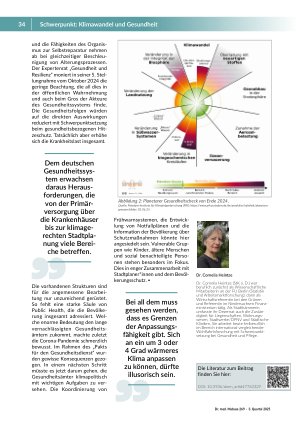 Vorschauseite 5: Wo aber Gefahr ist, wächst das Rettende auch? Gesundheitsrisiken der Klimadestabilisierung