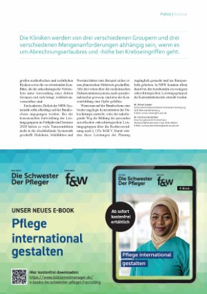 Vorschauseite 4: Onkochirurgie konzentrieren NRW als Realitätscheck