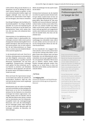 Vorschauseite 3: Klagen oder wegducken: Umgang mit struktureller Überforderung in psychiatrischen Teams. Eindrücke eines Supervisors aus der Beratungspraxis in psychosozialen Teams