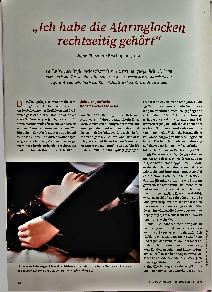 Vorschauseite 1: "Ich habe die Alarmglocken rechtzeitig gehört. Wenn Pflege zur Erschöpfung führt. "