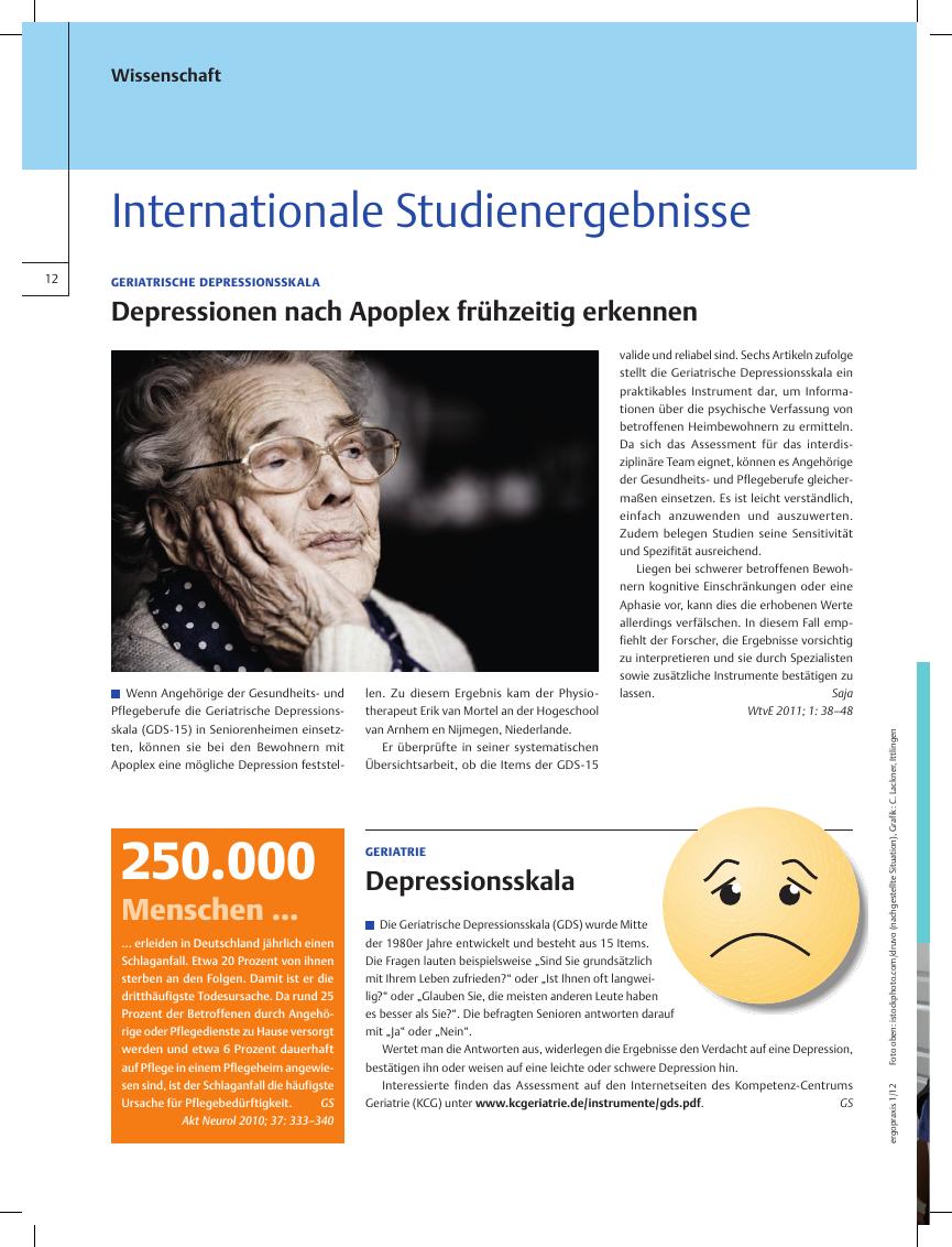 Vorschauseite 1: Internationale Studienergebnisse