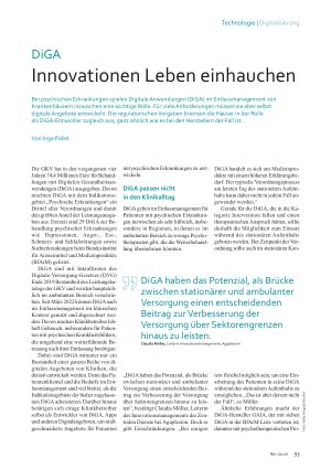 Vorschauseite 2: DiGA Innovationen Leben einhauchen