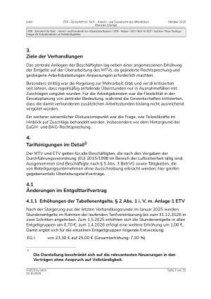 Vorschauseite 3: Neue Tarifregelungen für Sicherheitskräfte an Verkehrsflughäfen