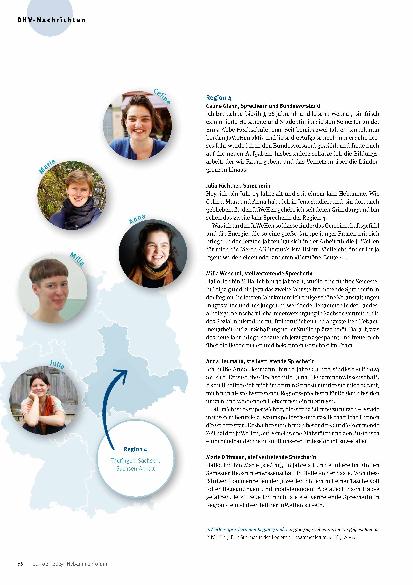 Vorschauseite 3: JuWeHen-Sprecherinnen Region 3 und 4