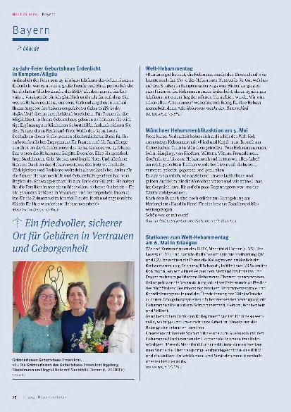 Vorschauseite 3: Nachrichten aus den Landesverbänden