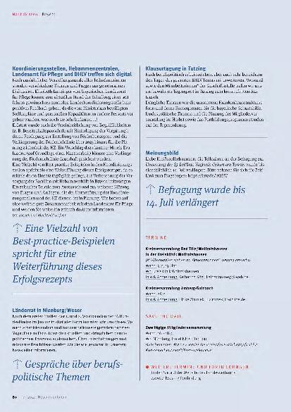 Vorschauseite 5: Nachrichten aus den Landesverbänden