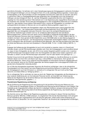 Vorschauseite 3: Zum Widerruf der Registrierung – §§ 27 Abs. 1, 32 BtOG