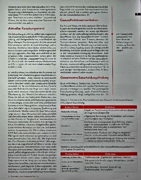 Vorschauseite 2: Subakromiales Impingement-Syndrom: operative versus konservative Therapie. Kommunikative Einflussfaktoren auf die Entscheidungsfindung Betroffener.