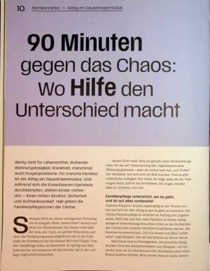 Vorschauseite 1: 90 Minuten gegen das Chaos: Wo Hilfe den Unterschied macht