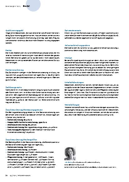 Vorschauseite 5: Von Abgabetermin bis Weiterbildung