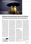 Vorschauseite 1: Milliarden-Unterstützung für Heime und Kliniken