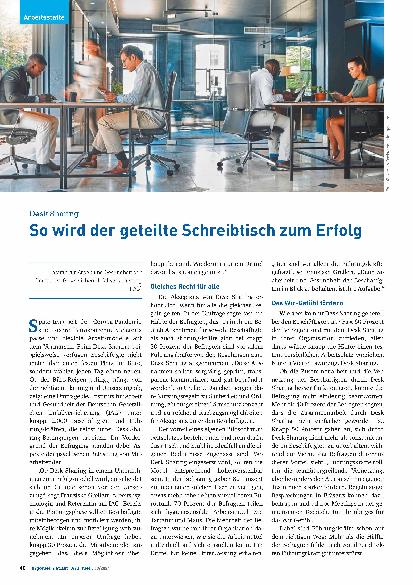 Vorschauseite 1: Desk Sharing: So wird der geteilte Schreibtisch zum Erfolg